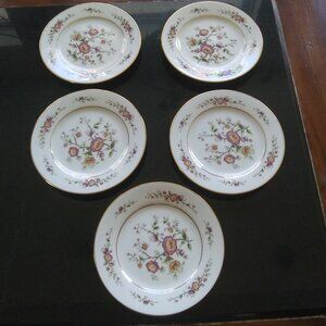 Japan Noritake Ivory China  Asian Song 7151 bread and butter plates Vintage